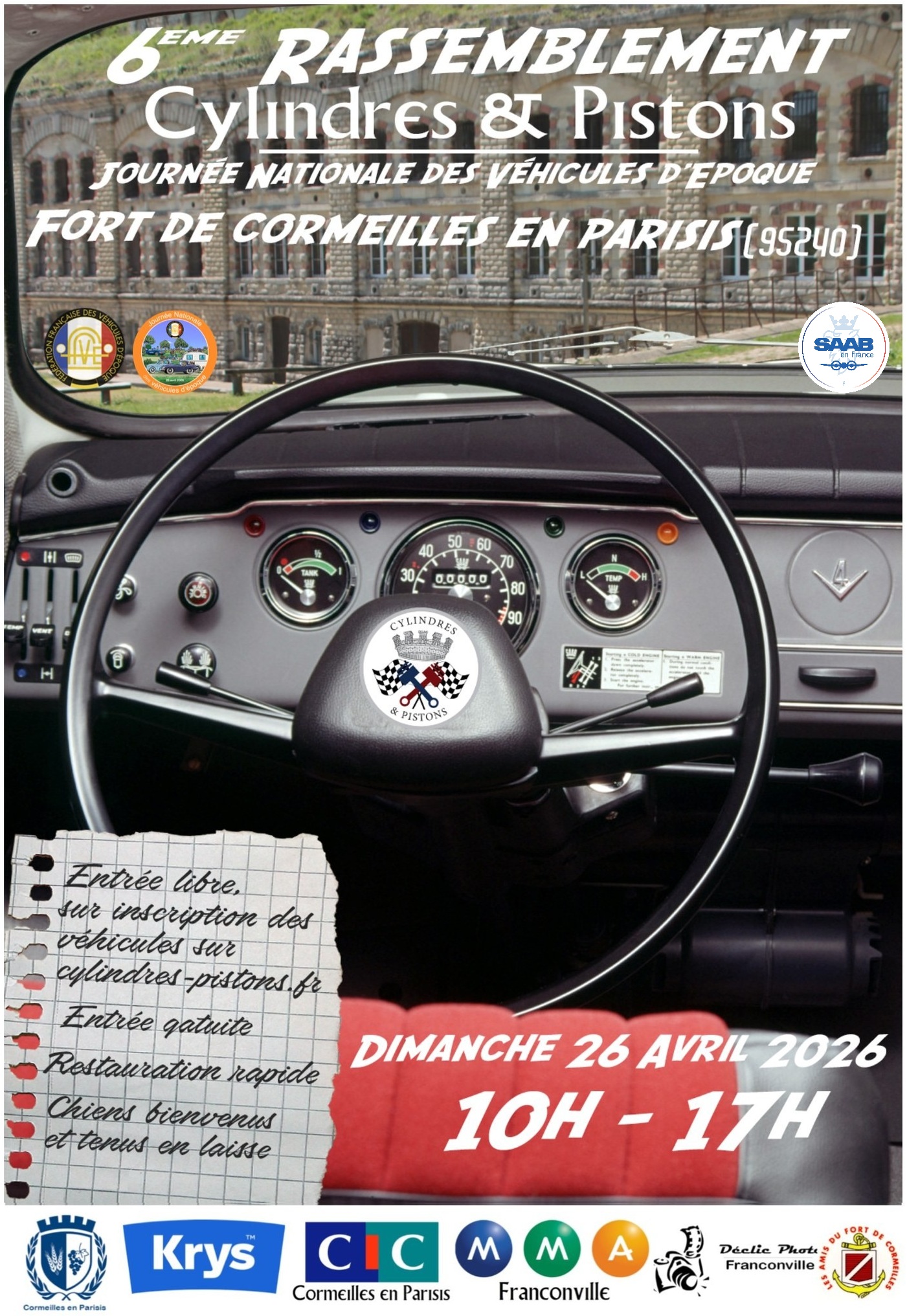 Affiche 6ème Rasso Fort de Cormeilles en Parisis