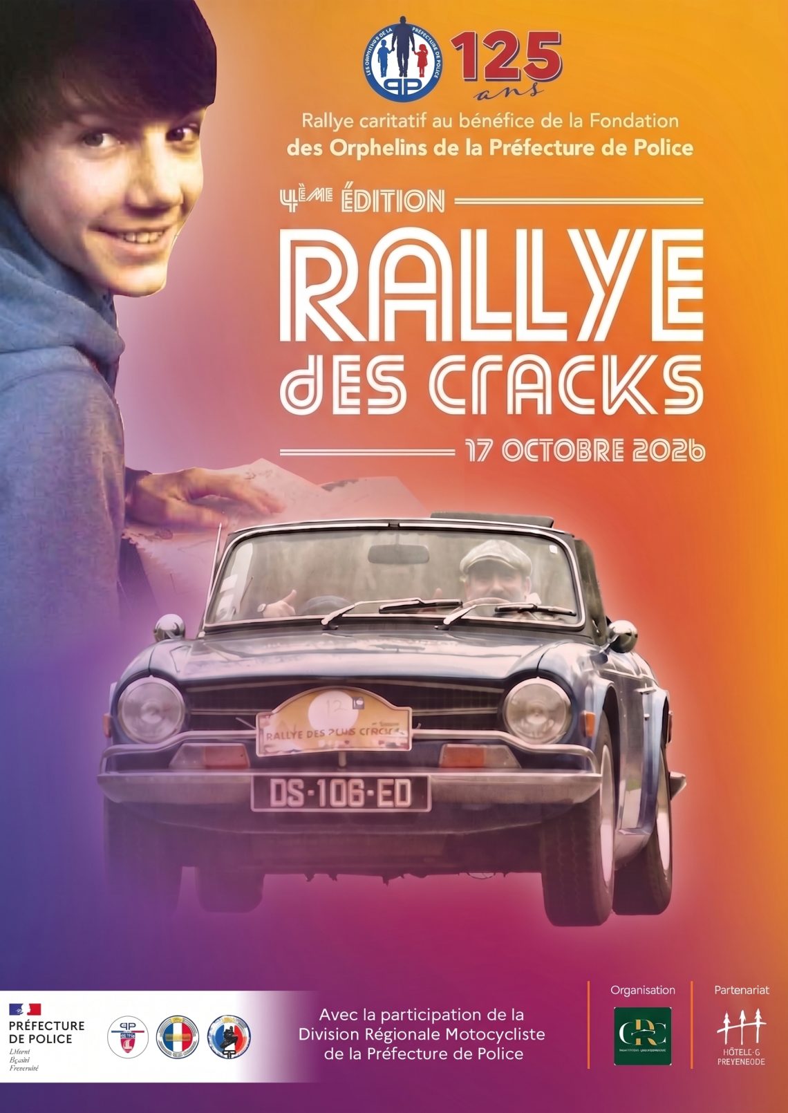 Affiche du 4ème Rallye des Cracks